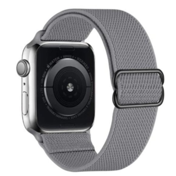 NEW BAND GREY Adjustable Strap For Apple Watch - Picture 1 of 4